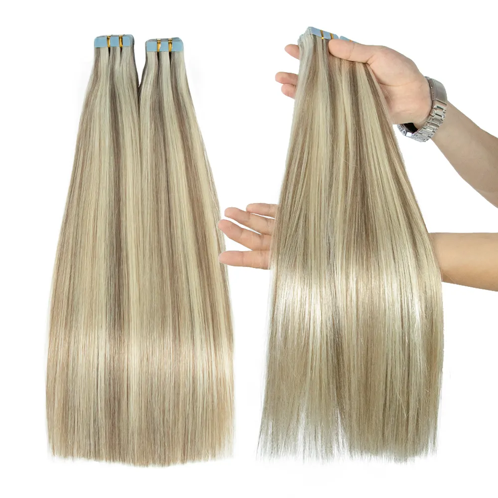 Tape In Extensions Raw Hair Wholesale Double Drawn Tape In Hair Extensions 100Human Hair