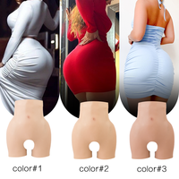 Top vente 100% plein Silicone fesses artificielles pantalon faux silicone hanches et fesses sous-vêtements Silicone fesses et coussinets de hanche