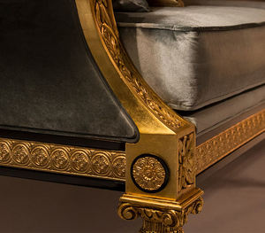 Combinación de sofá de tela Europea sala de estar sofá tallado en madera maciza muebles de palacio francés casa personalizada - Product Image 3