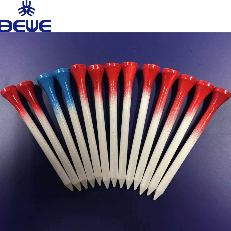 Лидер продаж Amazon, необычные цветные деревянные футболки для гольфа с логотипом