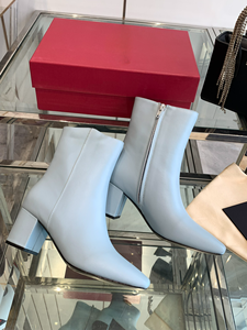 Bottines en daim noir à bout carré avec fermeture éclair arrière, chaussures décontractées pour l'automne et l'hiver - Product Image 4