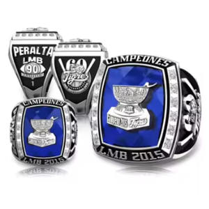 Bague de championnat de basket-ball en laiton personnalisée bijoux et cadeau de haute qualité sans moule pour les prix de récompenses de jeu de basket-ball - Product Image 2