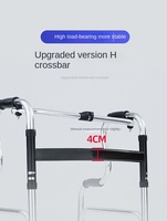 Walker bingkai lipat bahan Aloi aluminium, pasokan Harga terbaik untuk orang tua