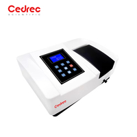 Cedrec Advanced L6 UV-Visible Spectrophotometer 190-1100nm 2nm Bandwidth Split Beam Lab Spectral Analyzer