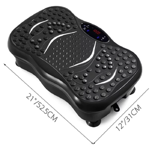 <span class=keywords><strong>Plateforme</strong></span> <span class=keywords><strong>vibrante</strong></span> <span class=keywords><strong>oscillante</strong></span> 350 lb, lecteur Bluetooth, écran LCD, musique USB, montre intelligente, appareil de fitness - Product Image 6