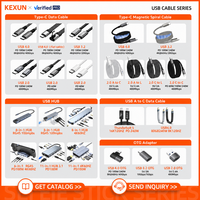 Kabel Pengisian Daya & Sinkronisasi Cepat PD 60W dengan Kabel Kain Tenun Tipe C untuk iPhone 15 16 17 18 (Ready Stock)
