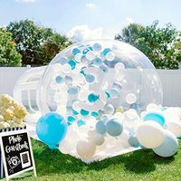 Niños fiesta al aire libre cúpula inflable globo burbuja casa