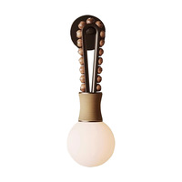Applique murale de luxe en fer perlé, lampe artistique moderne en verre, éclairage décoratif intérieur pour chambre, villa, hôtel