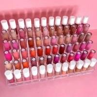 Marque privée personnalisée vente en gros de brillant à lèvres Nude gloss à lèvres végétaliens vendeur de rouge à lèvres liquide mat