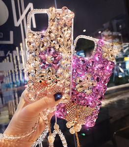 Rhinestone long lanh kim cương điện thoại trường hợp đối với <span class=keywords><strong>iPhone</strong></span> 11 12 13 14 15 Pro Max điện thoại trường hợp - Product Image 5