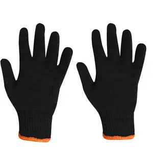 Cotton Gloves Wear-Resistant Cotton Yarn Knitted Working Protective Gloves Garden Gloves