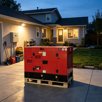 Générateur diesel silencieux portable 10 kVA 15 kVA 20 kVA 25 kVA 30 kW 50 kVA 60 Hz à démarrage automatique, type mobile, meilleur prix
