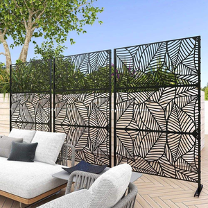 Paravent et clôture de jardin modernes en acier Corten pour l'extérieur - Product Image 3