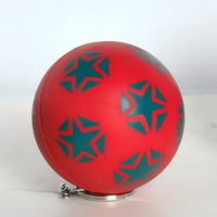 Mini ballon de sport en caoutchouc rebondissant de 40 mm, motif étoile coloré, pour distributeur automatique