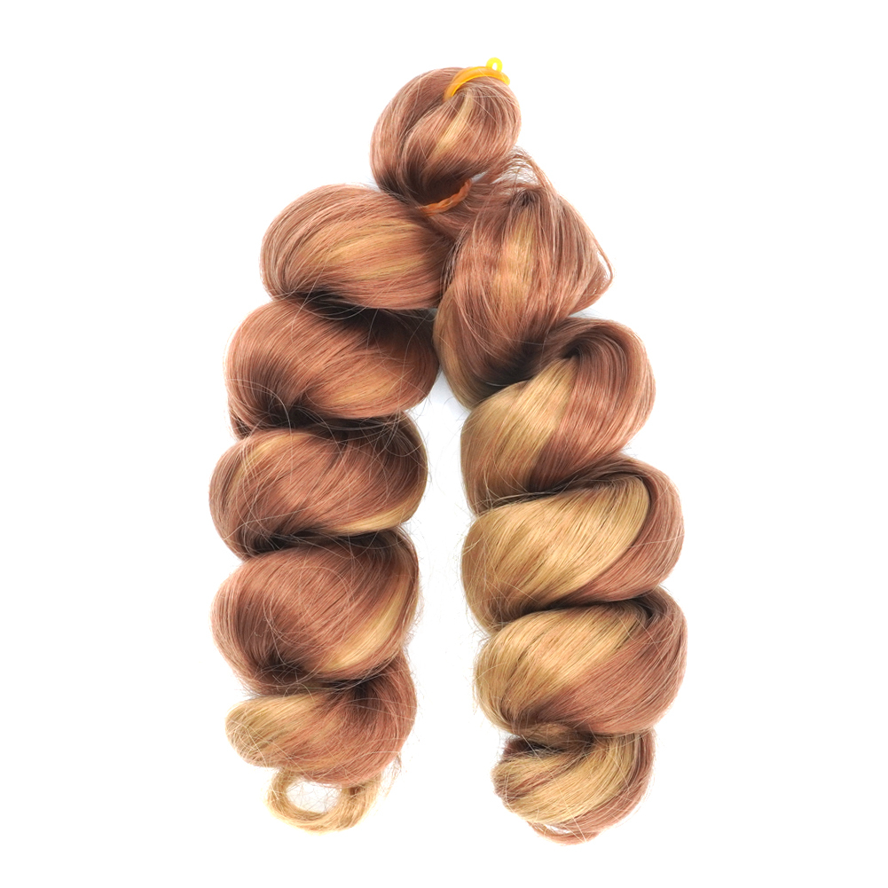 Vast Hair KAMA 12-Inch Silky Italy Synthetic Hair Braids High Temperature Fiber French Loose Curl Box for Kids Black Women thumbnail 4