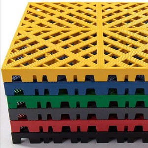 Plancher en PP haute densité pour salle de sport, intérieur, gris, 18 mm, flexible, lames de sol, <span class=keywords><strong>garage</strong></span>, design 3D moderne, imperméable - Product Image 4