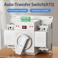 Interrupteur de transfert automatique triphasé mini ATS de qualité CB 4P, commutateur de source double automatique/manuel avec signal à distance