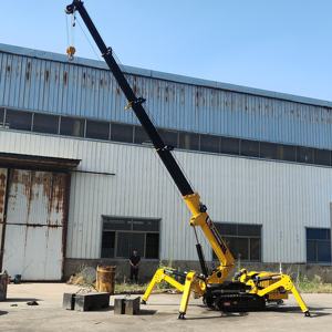 รถเครนตีนตะขาบยกรถเครนขนาดเล็กแบบใช้ไฟดีเซลสำหรับ3Ton กลางแจ้งรถเครนตีนตะขาบพร้อมตะกร้าสำหรับผู้ชาย - Product Image 6