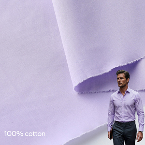 Tissu popeline 100% coton de qualité supérieure, tissé haute densité pour chemises, robes et chemisiers - Product Image 1
