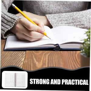 Cuaderno Espiral Profesional para Fitness, 6.49'x8.46', Libro de Registro de Entrenamientos con Diseño de Mármol, Planificador de Gimnasio con Banda Elástica para Hombres y Mujeres - Product Image 6