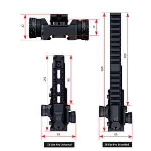 공장 판매 사냥 스코프 마운트 스코프 액세서리 마운트 ZB 라이트 프로 유니버설 야외 활동 - Product Image 4