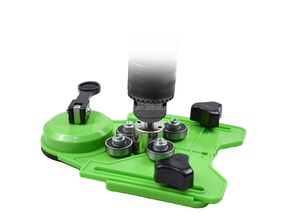 TOPCUS Positionneur de perçage à ventouse réglable de haute précision pour le perçage de trous dans les carreaux de céramique et le verre - Product Image 2