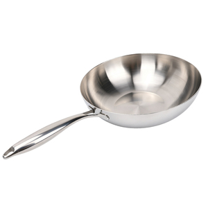 Stainless Steel Wok Wok <b>Pan</b> 30cm Fast Heating Cooking <b>Pan</b> for Stir Fry Sautéing and Everyday Kitchen Use - Product Image 4