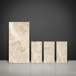 Azulejos de porcelana brillante para piso y pared, color gris ónix, 800x1600 mm, diseño elegante de ónix gris, 80x160 cm - Product Image 2