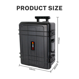 High Quality Waterproof Safety Equipment Tool Trolley Suitcase Hard Travel Carry Case With Wheels