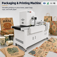 Machine d'impression pour sacs en papier kraft, sacs de courses, sacs à café, imprimante MINI 40 cm à passage unique, machine d'impression d'emballages