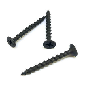 C-1022 スチールケース硬化乾式壁用ネジ 4.2mm 黒リン酸塩処理 鋼構造用 - Product Image 1