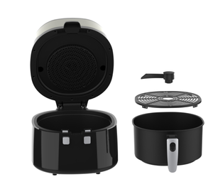 Nồi chiên không khí đa năng núm kép có thể nhìn thấy bằng thép không gỉ công suất lớn 7,5L - Product Image 2