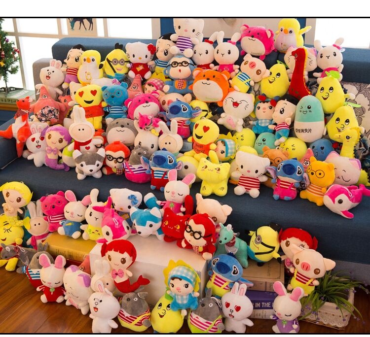 Плюшевая игрушка мягкая коготь машина медведь для крана