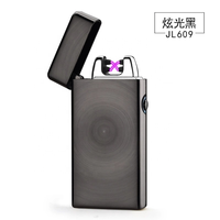 Briquet Électrique à Double Arc Rechargeable USB Sans Flamme, Personnalisable avec Logo, Vente en Gros Chine, Accessoire Fumeur