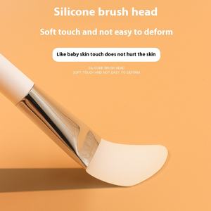 Pincel de silicona blanca para mascarilla Don't Eat, maquillaje de belleza portátil, herramienta de <span class=keywords><strong>Spa</strong></span>, recién llegado - Product Image 2