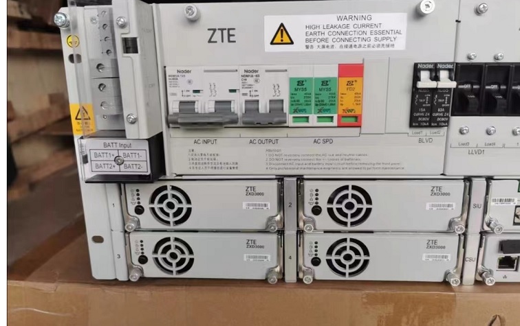Fonte de alimentação ZTE ZXDU68 B201 alta eficiência 48V DC
