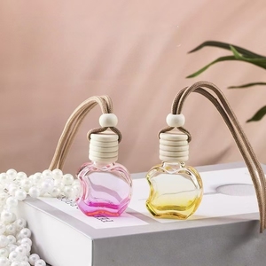 Diffuseur d'air frais de haute qualité 10 ml, flacons en verre pour voiture, parfum suspendu pour voiture, bouchon en bois, parfum liquide Freesia <span class=keywords><strong>Rose</strong></span> - Product Image 3