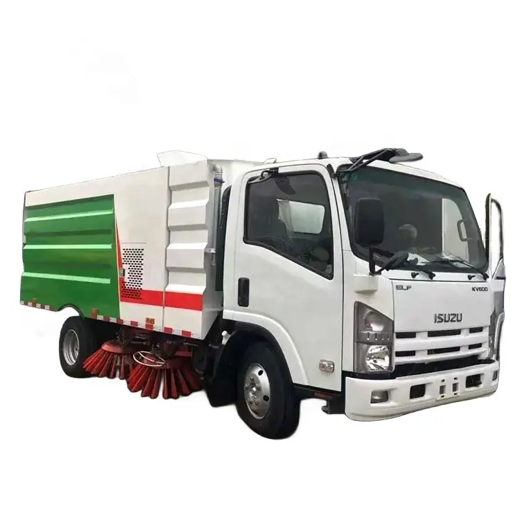 Prezzo di fabbrica 4x2 piccolo camion spazzatrice per strade a vuoto Isuzu 4x2