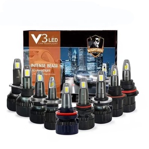 <span class=keywords><strong>Ampoule</strong></span> de phare LED pour voiture V3 35W Nightdog H4 H7 H13 9004 9007 5202 D2 Lumière LED - Product Image 1