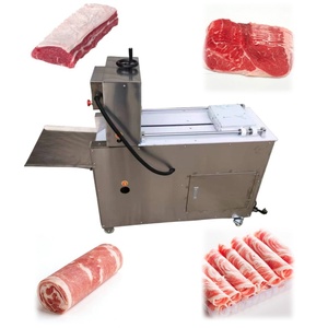 Precio Más Bajo 	 Rollo de Carne de Cordero Cortada a Máquina 	 Cortadora de carne de res continua 	 Rebanadora Industrial de Carne de Res, Cordero, Cerdo y Pollo - Product Image 1