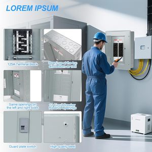 Panel de Distribución de Interruptores THQL/Caja de Distribución de Interruptores/<span class=keywords><strong>Centro</strong></span> de Carga Eléctrica de 125A con 8 Interruptores - Product Image 5