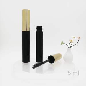 Tubos de rímel de alta calidad con tapa de tornillo dorado de plástico vacío práctico personalizado, venta recomendada de fábrica al por mayor - Product Image 3