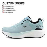 OLICOM Usine OEM Logo personnalisé Chaussures de sport pour hommes et femmes Baskets respirantes en tricot volant Semelle EVA amortissante Chaussures de course