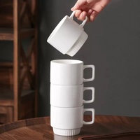 Mug à café en céramique moderne blanc de 12 oz, fabriqué en Chine, en gros, pas cher, personnalisé