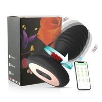 Plug anal vibrant rotatif à 360°, 10 modes de vibration, 3 modes de torsion, télécommande via application, masseur de prostate en silicone, OEM ODM, logo personnalisé