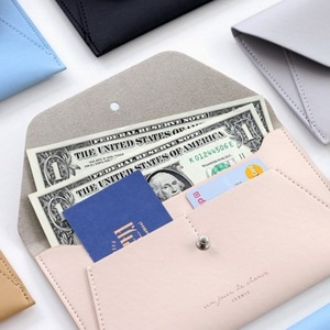 Porta pasaportes coreano largo, porta billetes de viaje, estuche para pasaporte, organizador de documentos y tarjetas bancarias. - Product Image 2