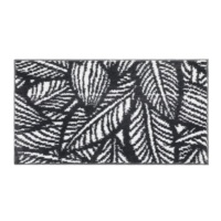 Feuille Design Chine Usine Machine Tufté Lavable Polyester 100% Doux Tapis Usage Domestique Salon Salle De Bains Paillasson Tapis Antidérapant