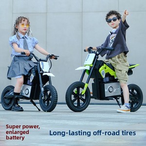 Moto électrique 24V super puissante pour enfants, avec télécommande, pneus tout-terrain, siège en cuir, voiture jouet, vélo d'équilibre pour enfants - Product Image 2