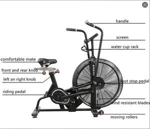 Vélo d'exercice fonctionnel pour la maison, en acier, écologique, directement de l'usine, avec courroie et chaîne, pour la remise en forme ou l'utilisation en club - Product Image 3