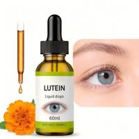 Lanoric Pure Lutéine Ester Liquide Soins des yeux Souci Halal Zéaxanthine Gouttes oculaires Lutéine Supplément vitaminé Gouttes liquides de lutéine